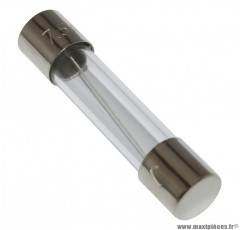 FUSIBLE ROND EN VERRE x1 P2R 7,5 AMPERE