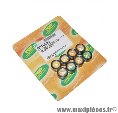 GALET-ROULEAU MAXISCOOTER TOP PERF 20x12 9,0g (x8) POUR YAMAHA 250 XMAX, MAJESTY-MBK 250 SKYCRUISER, SKYLINER