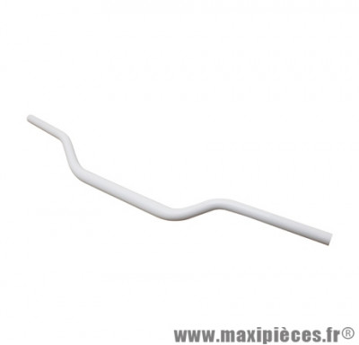 GUIDON OVERSIZE EN ALU BLANC MOTO