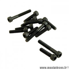 KIT VIS ACIER NOIR CARTER BOITE A KICK BOOSTER SPIRIT - STUNT - NITRO - OVETTO - BWS - NG - SLIDER - SPY - AEROX - NEOS