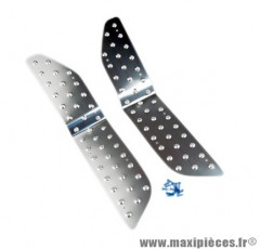 PAIRE DE REPOSE PIED EN ALU ARGENT YAMAHA T-MAX 500