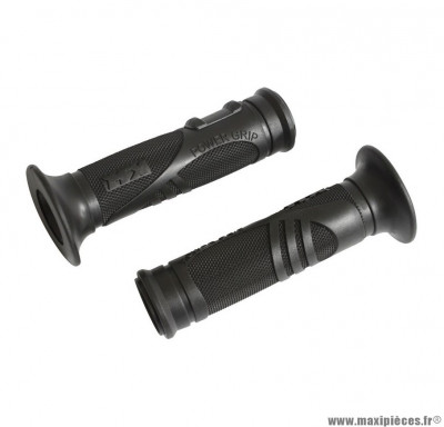 REVETEMENT POIGNEE REPLAY ON ROAD MX POWER NOIR 125mm - CLOSED END (PAIRE)