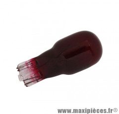 AMPOULE CLIGNOTANT T13 12V 10W EN ROUGE