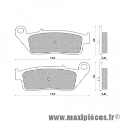 PAIRE DE PLAQUETTE RMS POUR KYMCO 500cc