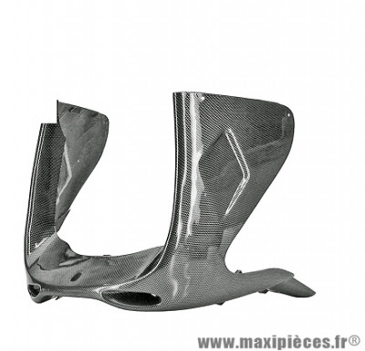 TABLIER AVANT INFERIEUR TNT TUNING EN CARBONE POUR NITRO / AEROX