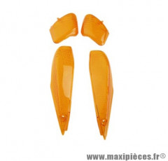 KIT 4 CABOCHONS CLIGNOTANT ORANGE BOOSTER NEXT GENERATION - ROCKET - BWS NG A PARTIR DE 1999
