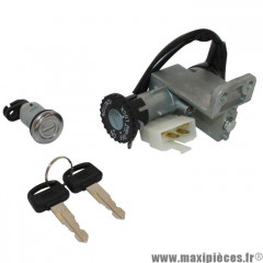 CONTACTEUR A CLE NEIMAN 4 FILS KYMCO AGILITY 50 2 et 4 temps (AVEC SERRURE DE SELLE)