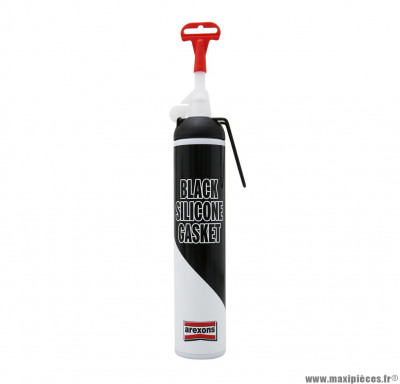 PATE A JOINT AREXONS SILICONE NOIR RESISTANT A LHUILE -50° C +180°C CARTOUCHE 200ML