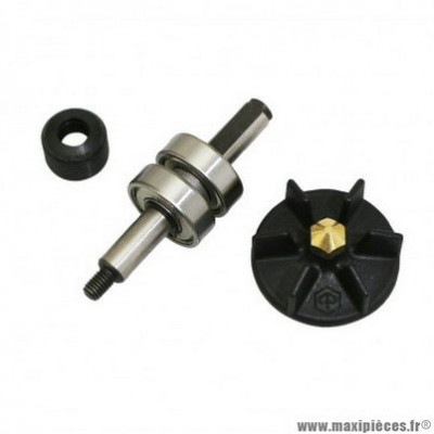 KIT AXE POMPE A EAU ORIGINE PIAGGIO 50 NRG 1998+ ZIP SP 2006+-GILERA 50 RUNNER 1997+, DNA 1998+-APRILIA 50 SR H2O 1998+ -497406-