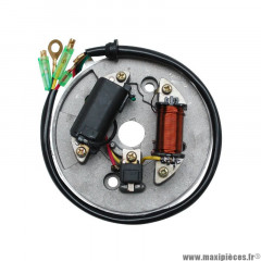 STATOR ALLUMAGE CYCLO ADAPTABLE MBK ELECTRONIQUE ANCIEN MODELE AVEC PLATINE