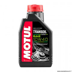HUILE DE BOITE TRANSMISSION 1 LITRE 10W40 MOTUL TRANSOIL EXPERT