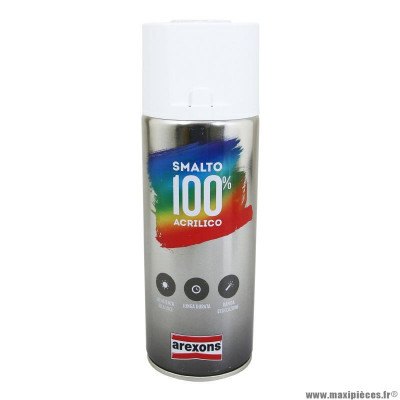 BOMBE DE PEINTURE AREXONS ACRYLIQUE 100 BLANC ELECTRO