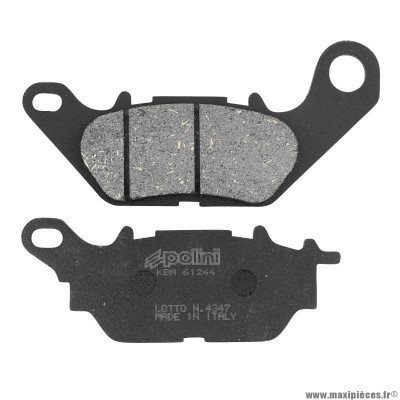 PLAQUETTE DE FREIN AVANT POLINI MBK WAAP - OCITO - YAMAHA VITY - N-MAX 125 155