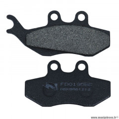 PLAQUETTE DE FREIN AVANT NEWFREN RUNNER - STALKER - X-POWER - XPS - JET FORCE - SUPER HEXAGON - VESPA - X9 - RS1 - TZR