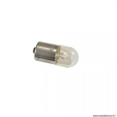 AMPOULE LAMPE 12V 10W NORME R10W CULOT BA15S GRAISSEUR BLANC (FEU DE POSITION)