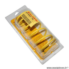RESSORT VARIATEUR MAXISCOOTER MALOSSI POUR ORIGINE POUR PIAGGIO 400-500 MP3, 500 X9 EVOLUTION-PEUGEOT 500 SATELIS-APRILIA 500 ATLANTIC-GILERA 500 NEXUS (2916507.YO) (+ MONTAGE POUR MULTIVAR) JAUNE
