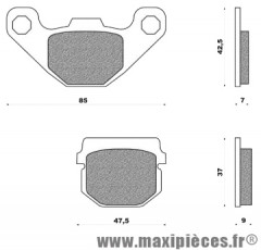 PAIRE DE PLAQUETTE DE FREIN PEUGEOT SPEEDFIGHT 2 - TKR - VIVACITY - LUDIX PRO - HUSSAR - POPCORN